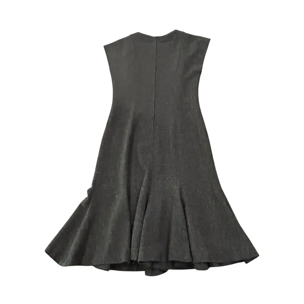 Vintage 60s Mod Bouclé Wiggle Cocktail Dress XS Handmade Old Money 1